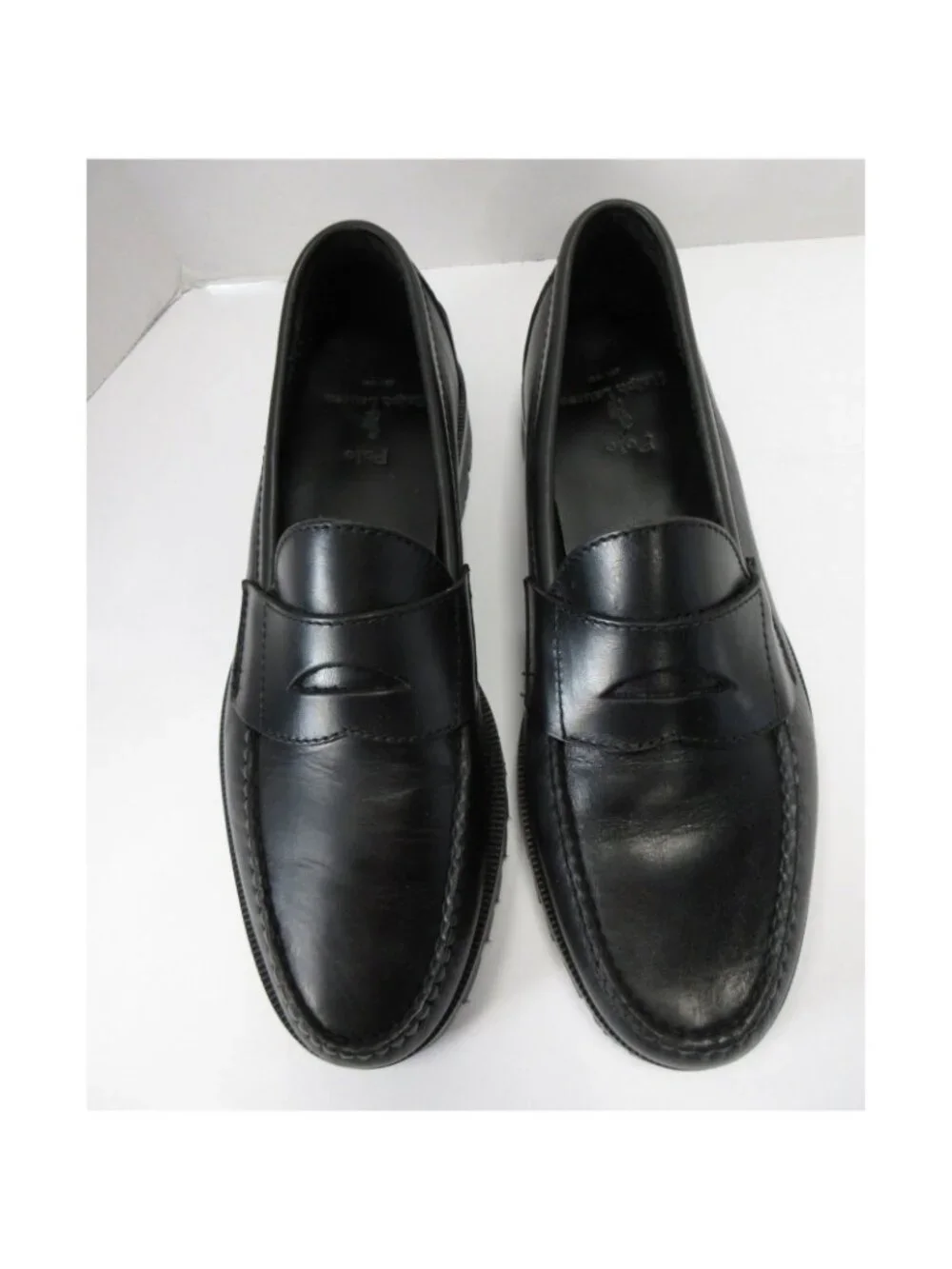 VGT Polo Ralph Lauren Shoes 10.5 D Penny Loafer Ranger Slip On Lug Y2K